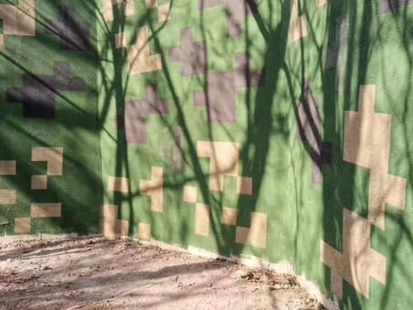 邢台外墙围迷彩喷涂 聚焦工业园区围墙